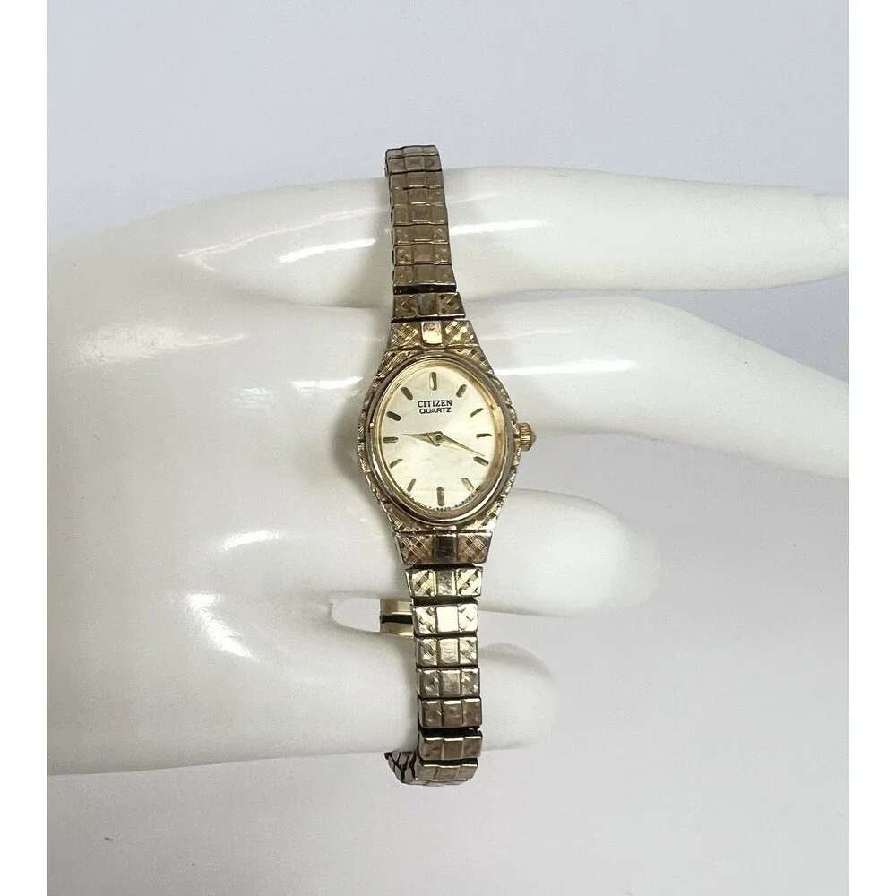 Citizen Quartz Gold Tone Watch. Untested - Classic Old Money Style